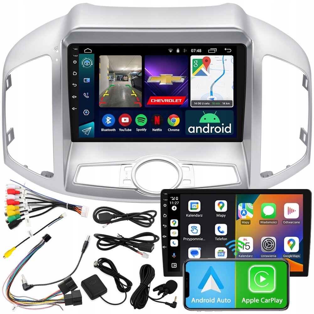 Rádio Navigace Android RS-305 Chevrolet Captiva 2012-2017 2GB 9