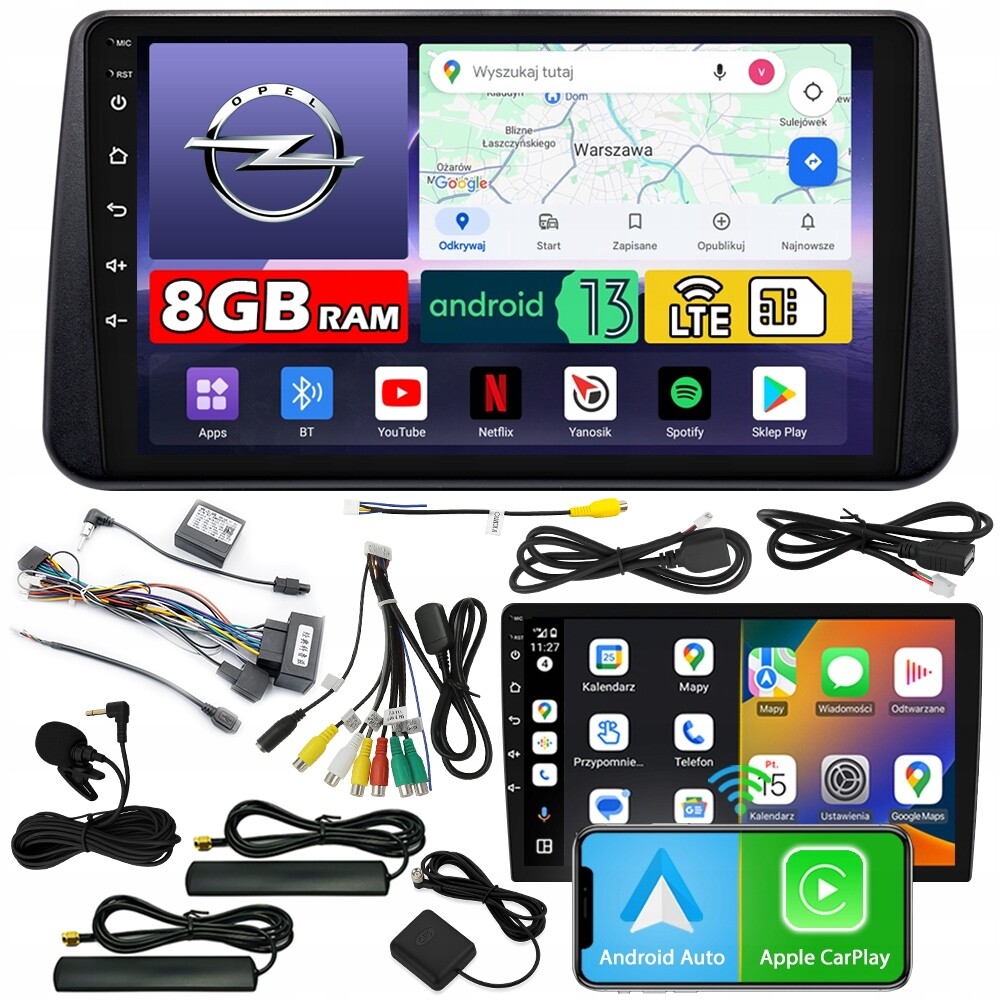 Automobilové Rádio Ncs ZQ9 Opel Meriva B 2010-2017 Android 8GB Lte