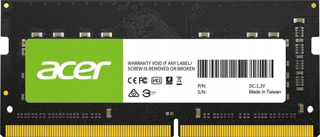 Paměť Pro Notebook Acer SD100 8GB 1R*8 PC4 3200MAH CL22 Nb