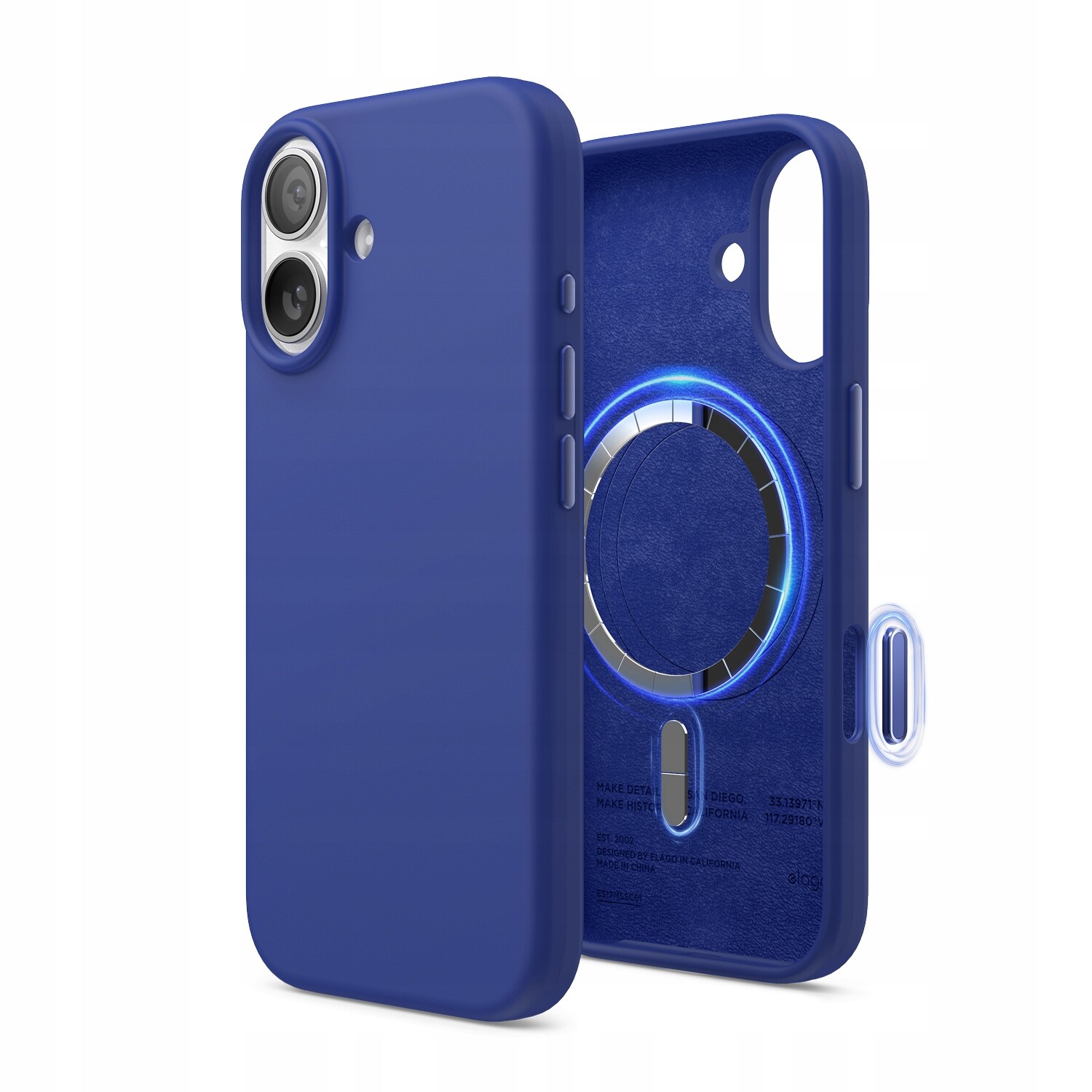 Silikonové Pouzdro s MagSafe Elago pro iPhone 17 Cobalt Blue