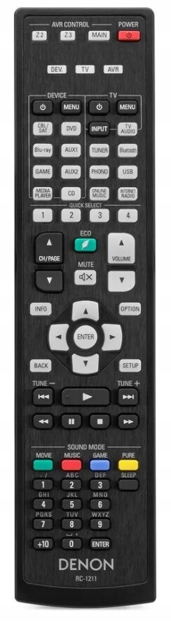 Dálkový Ovladač Denon RC-1211 RC1211 AVRX4300H, AVRX6300, AVRX6300H