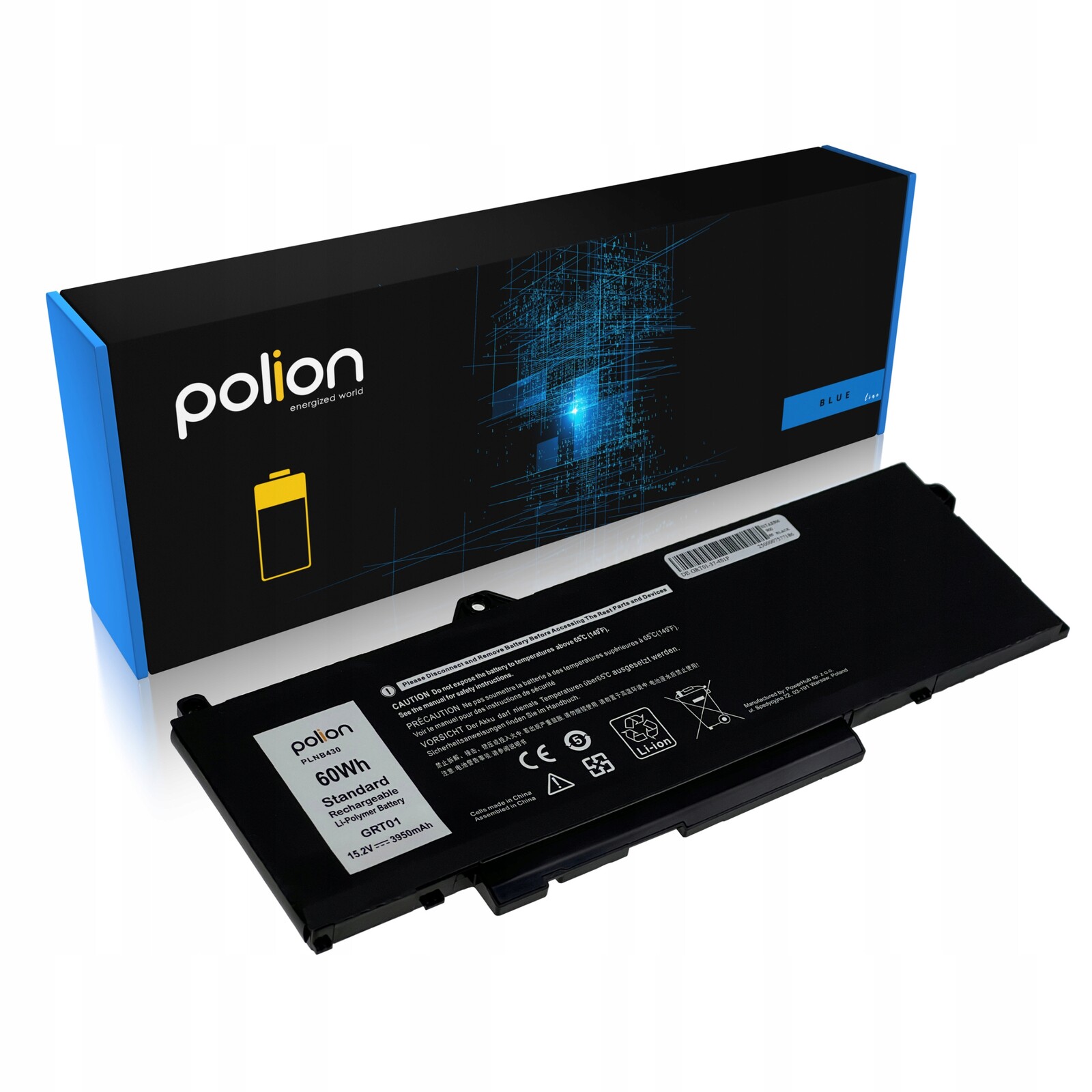 Baterie GRT01 pro Dell Latitude 5421 5521 5531 Precision 3470 3561 3571 3581