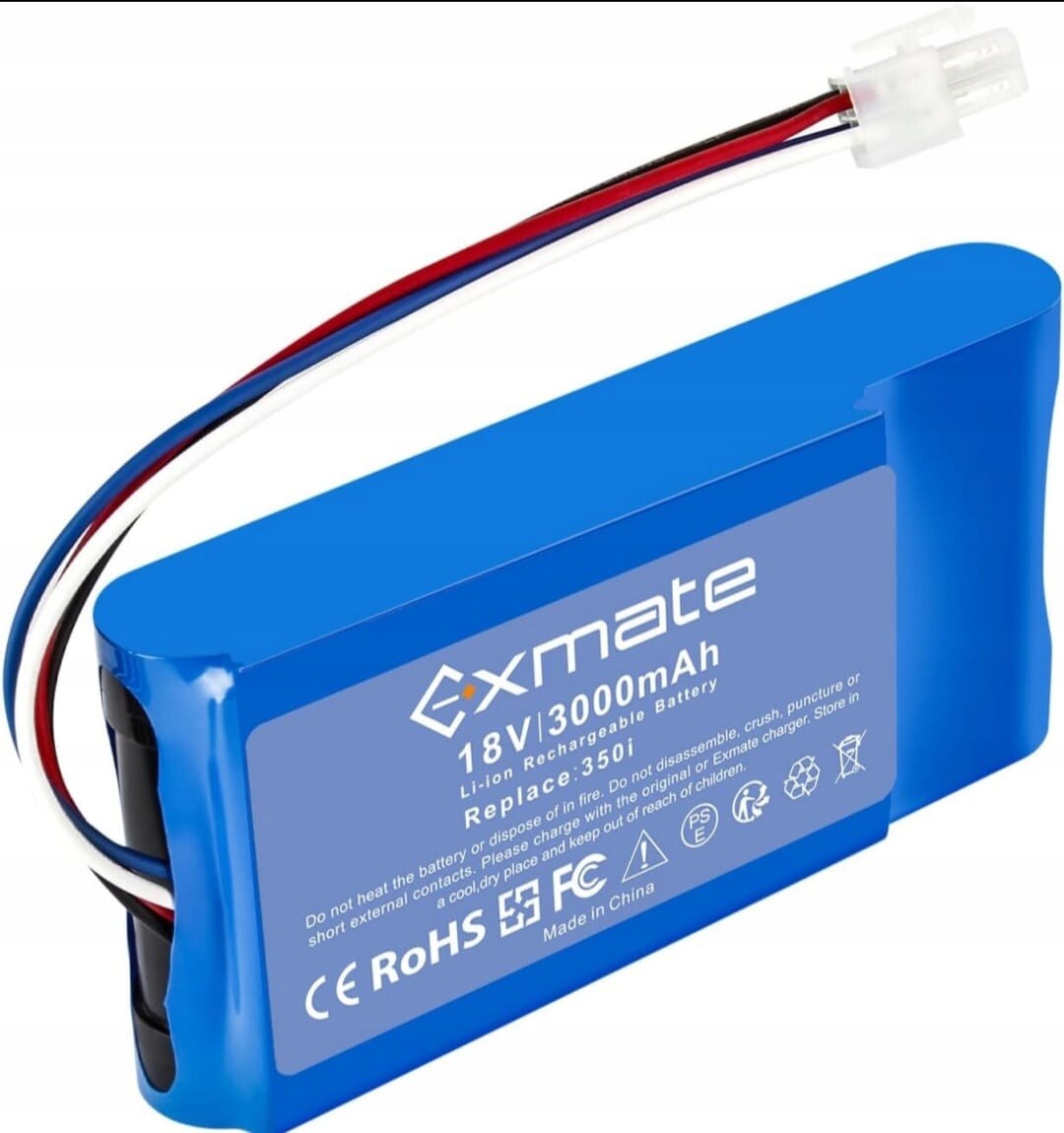 Akumulátor Li-ion Exmate 18 V 3000 mAh pro Yard Force Amiro