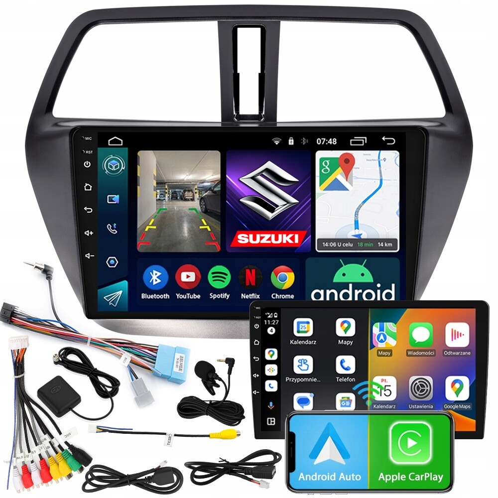 Radio Navigace Android RS-305 Suzuki SX4 S-Cross 2GB 9