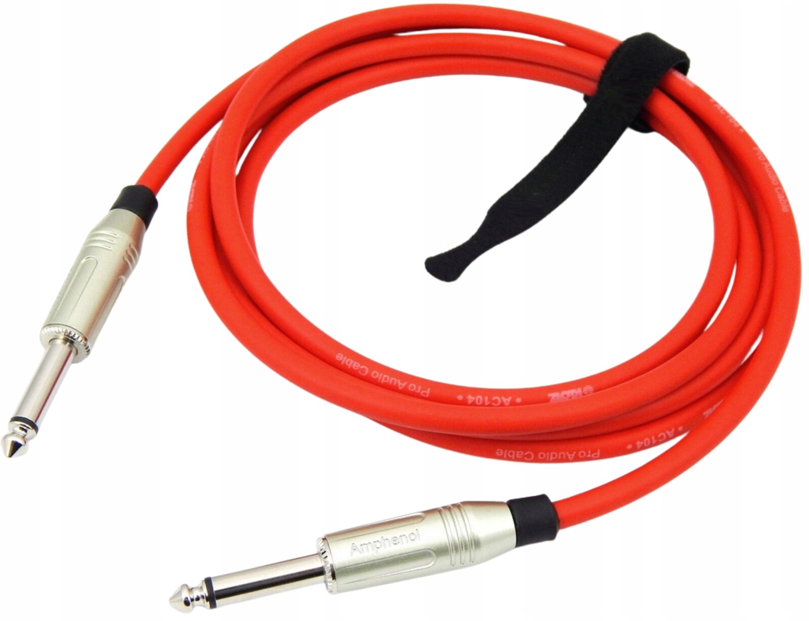 Klotz Kytarový Instrumentální Kabel Pro Efekty Jack 6,3 mm Rovný 10 m Červený