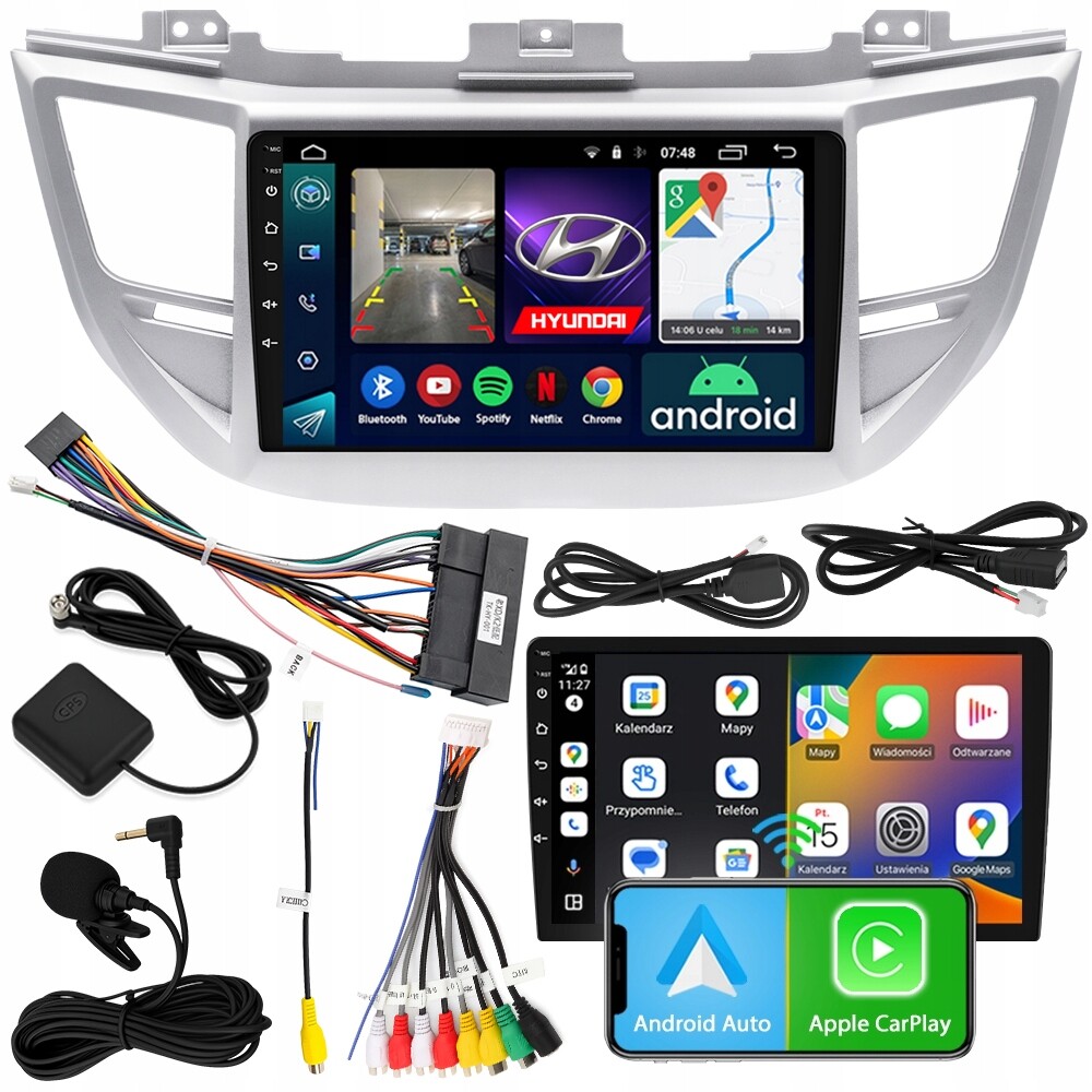 Radio Navigace Android RS-305 Hyundai Tucson 2015-2018 2GB 9