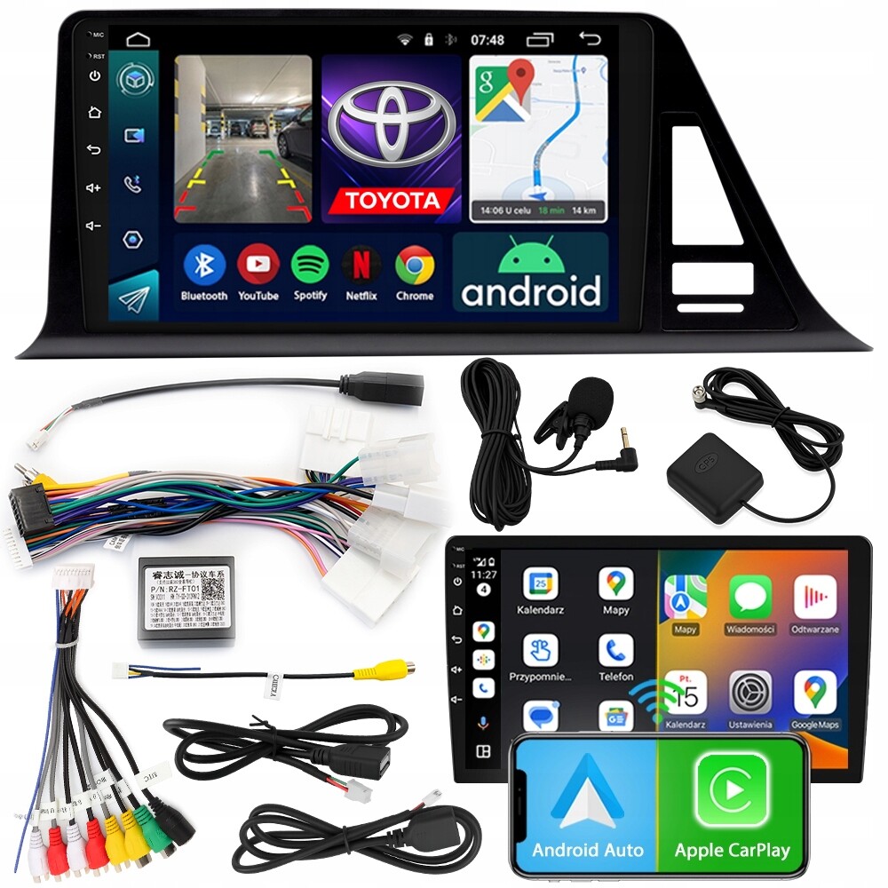 Radio Navigace Android RS-305 Toyota C-hr 2016-2020 2GB 9