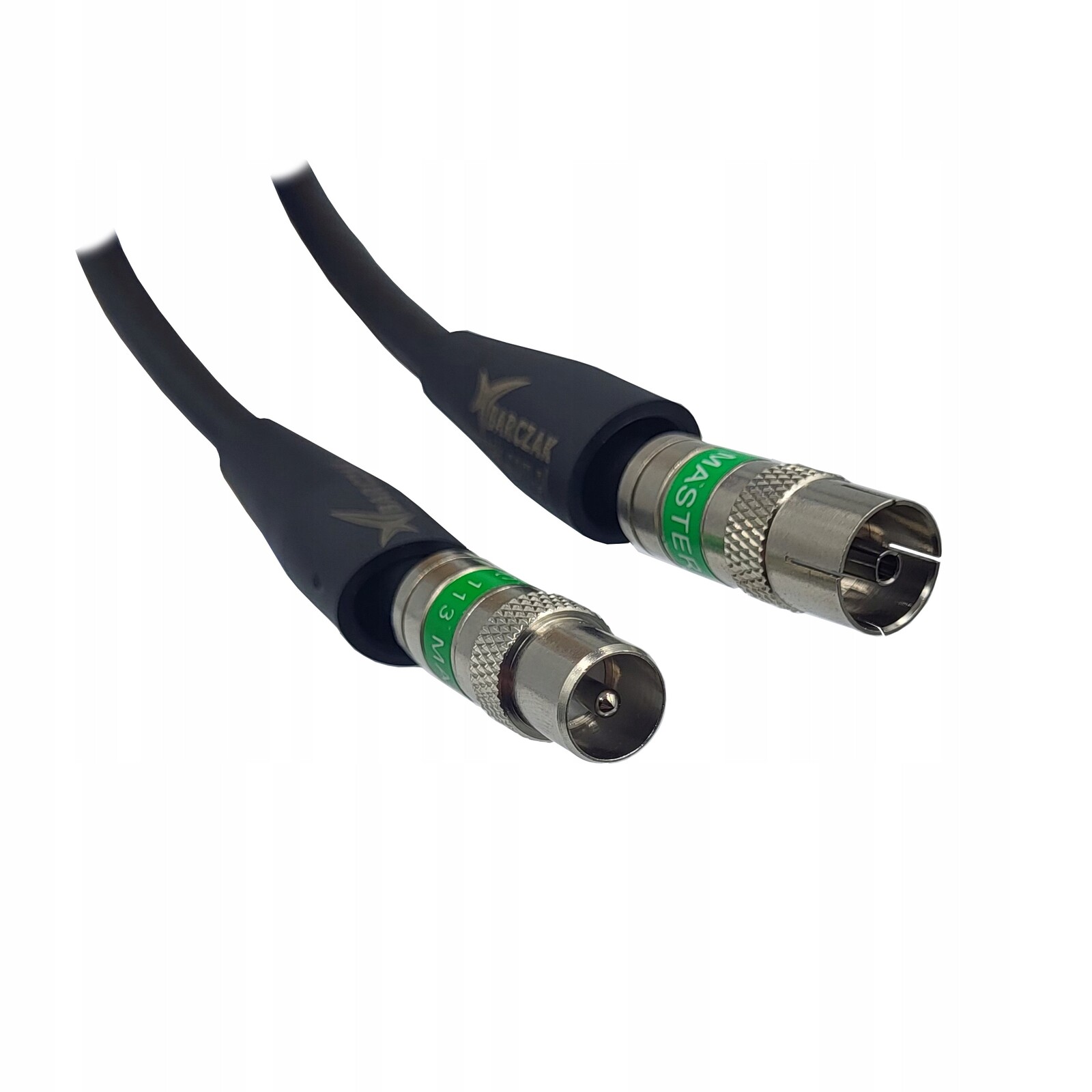 Prodlužovací Anténní Kabel Dvb-t Kompresní Konektory zástrčka Tv zásuvka 30 m