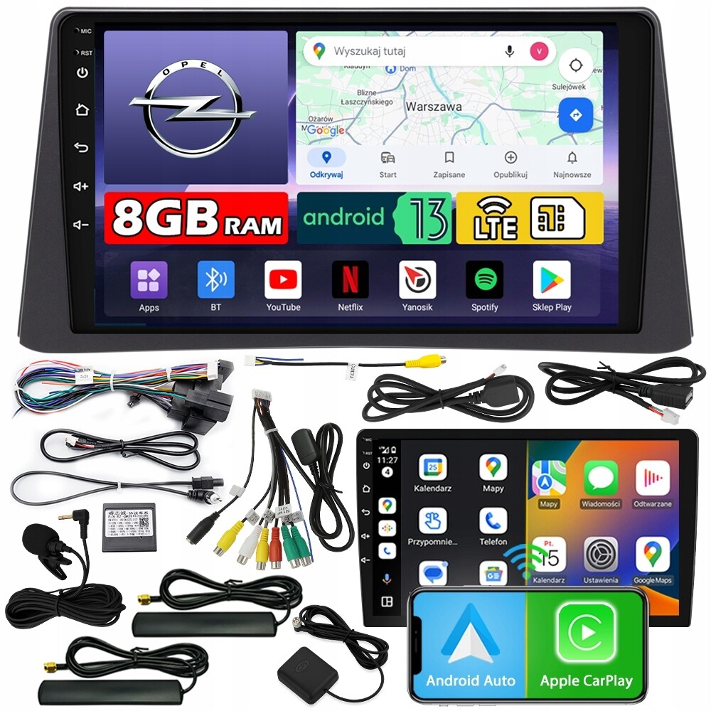 Autorádio Ncs ZQ9 Opel Mokka 2012-2016 Android 8GB Lte