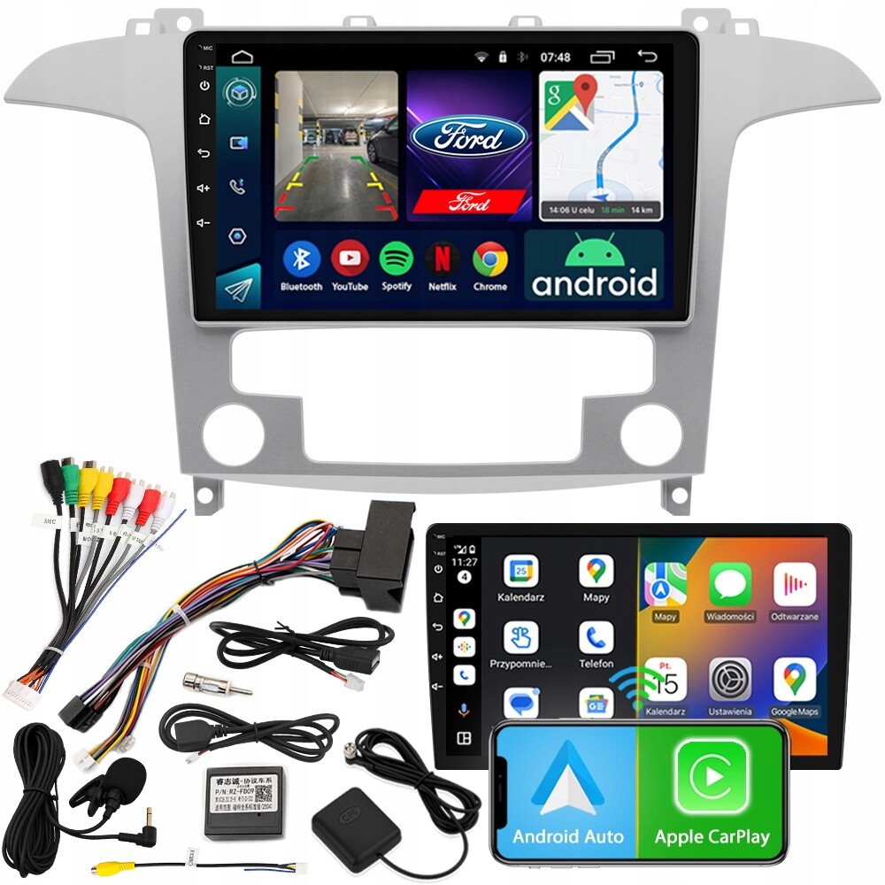 Rádio Navigace Android RS-305 Ford S-max 2006-2015 2GB 9