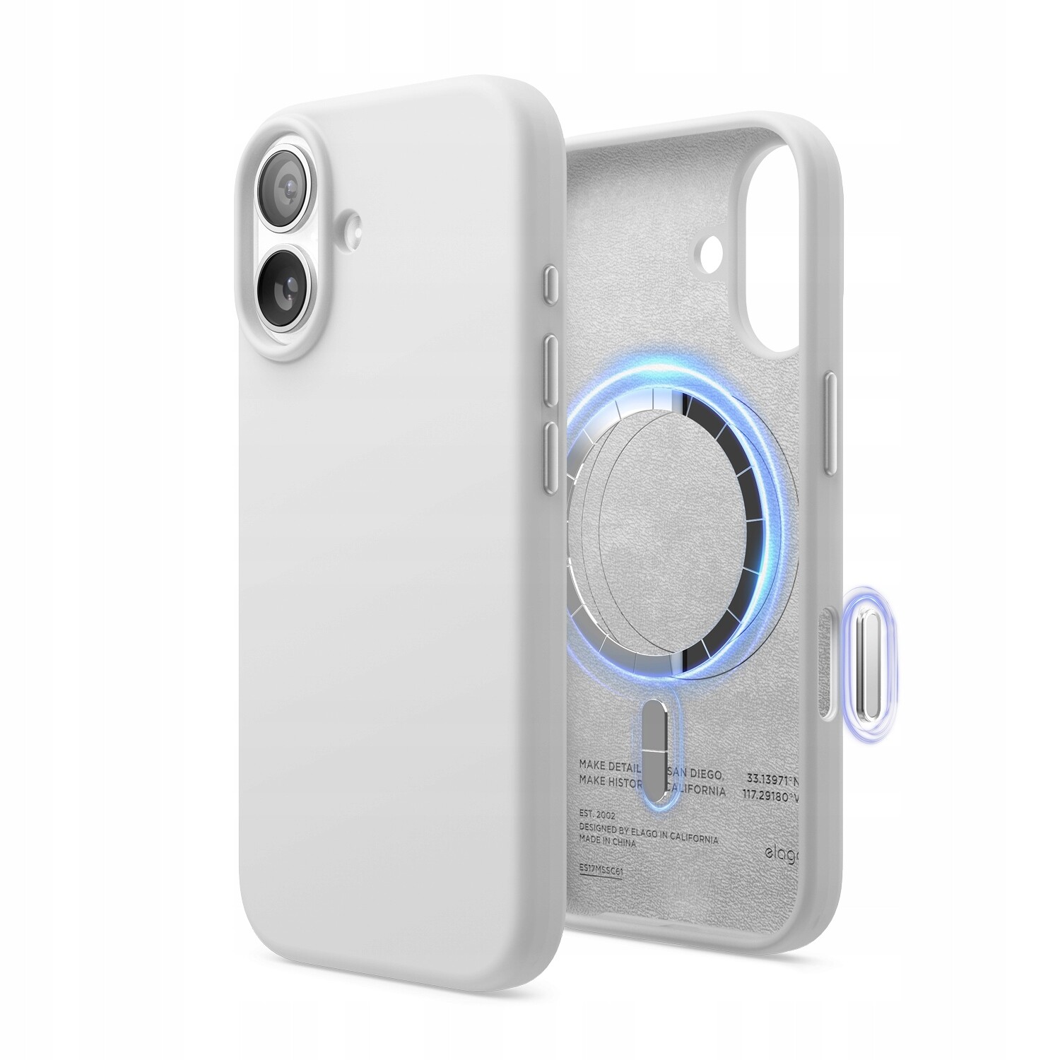 Silikonové Pouzdro s MagSafe Elago pro iPhone 17 White