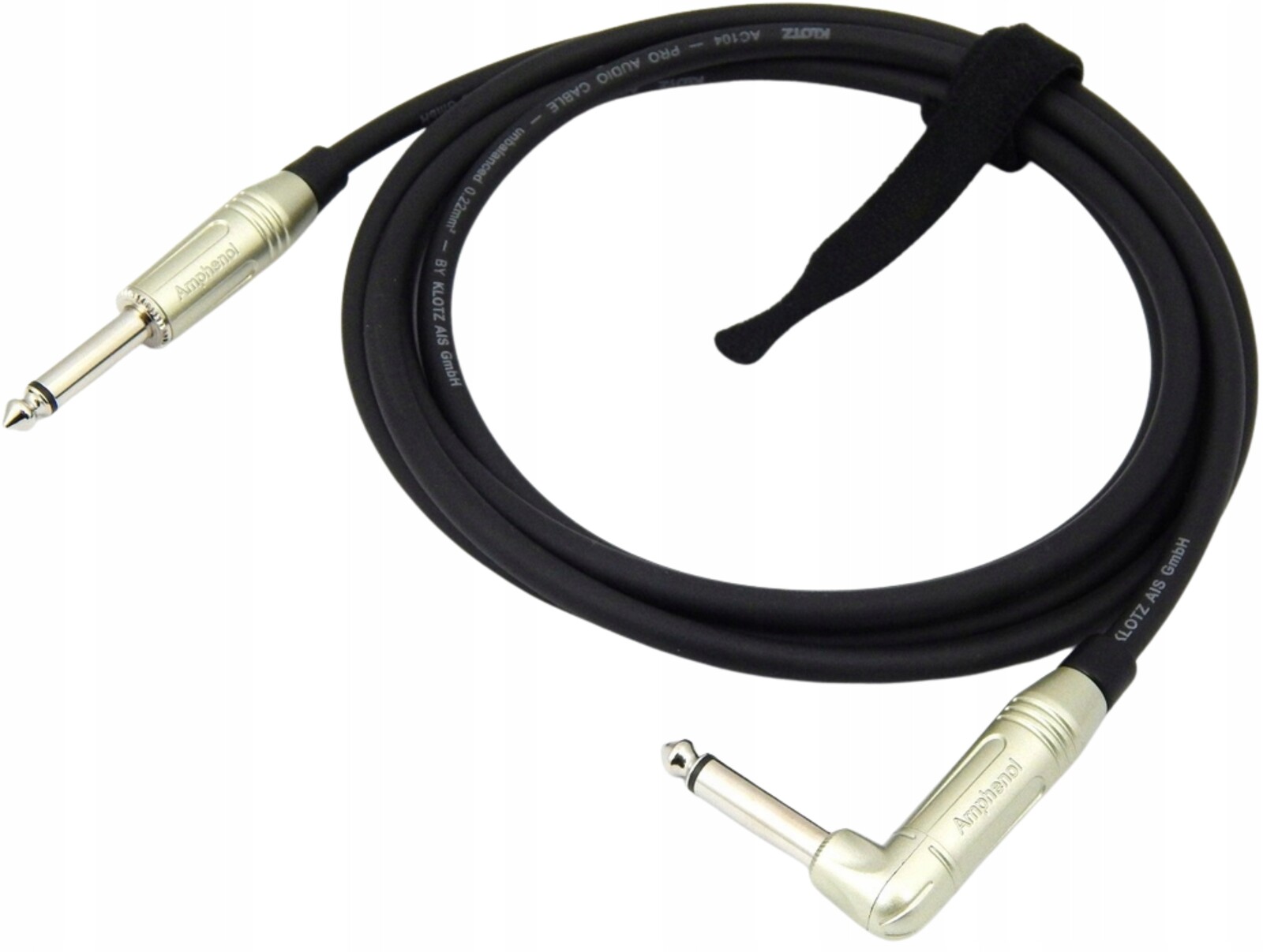 Klotz Kytarový Instrumentální Kabel Pro Efekty Jack 6,3 mm Úhlový 15 m