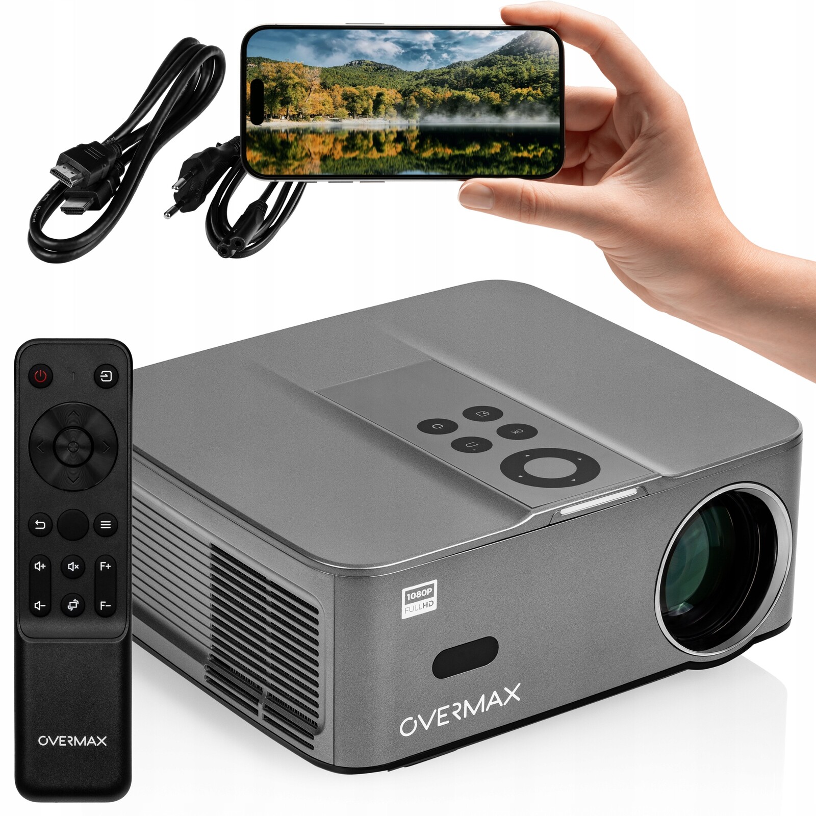 Projektor Multimediální projektor s dálkovým ovládáním Overmax Multipic 5.1 Full Hd