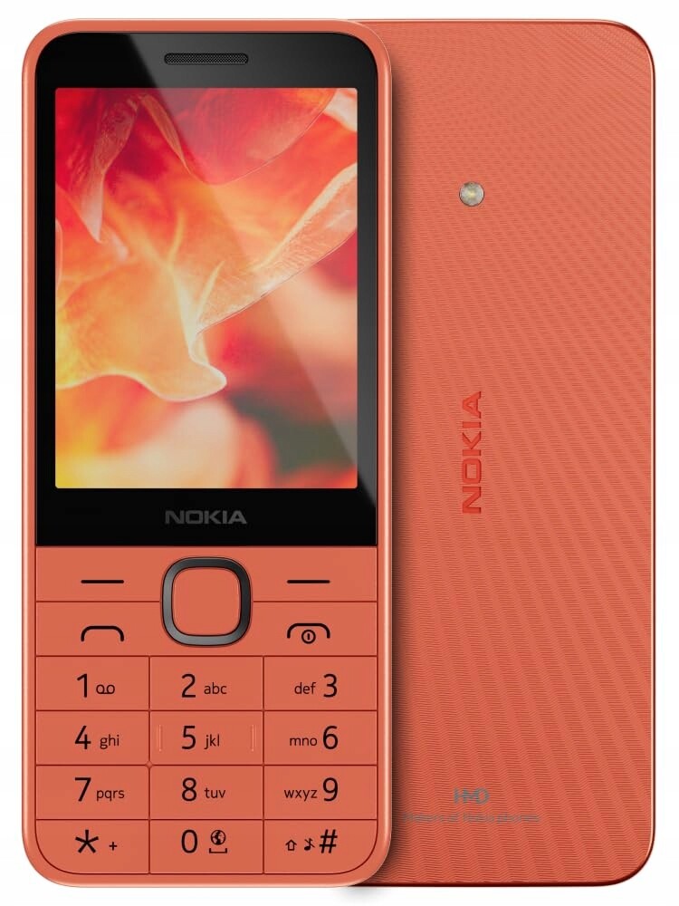 Mobilní telefon Nokia 220 64 Mb 128 Gb 4G (lte) oranžový, jednoduchý