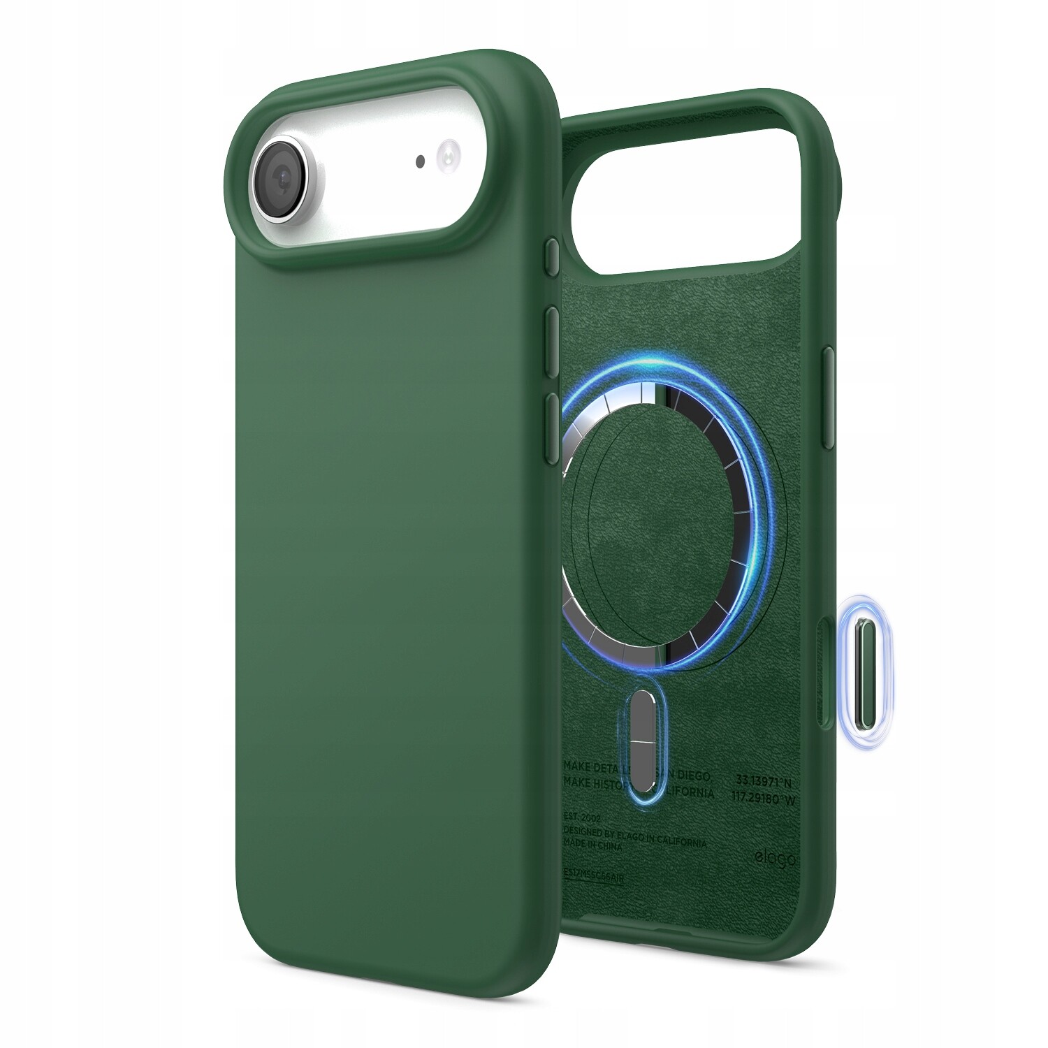 Silikonové Pouzdro s MagSafe Elago pro iPhone 17 Air Alpine Green