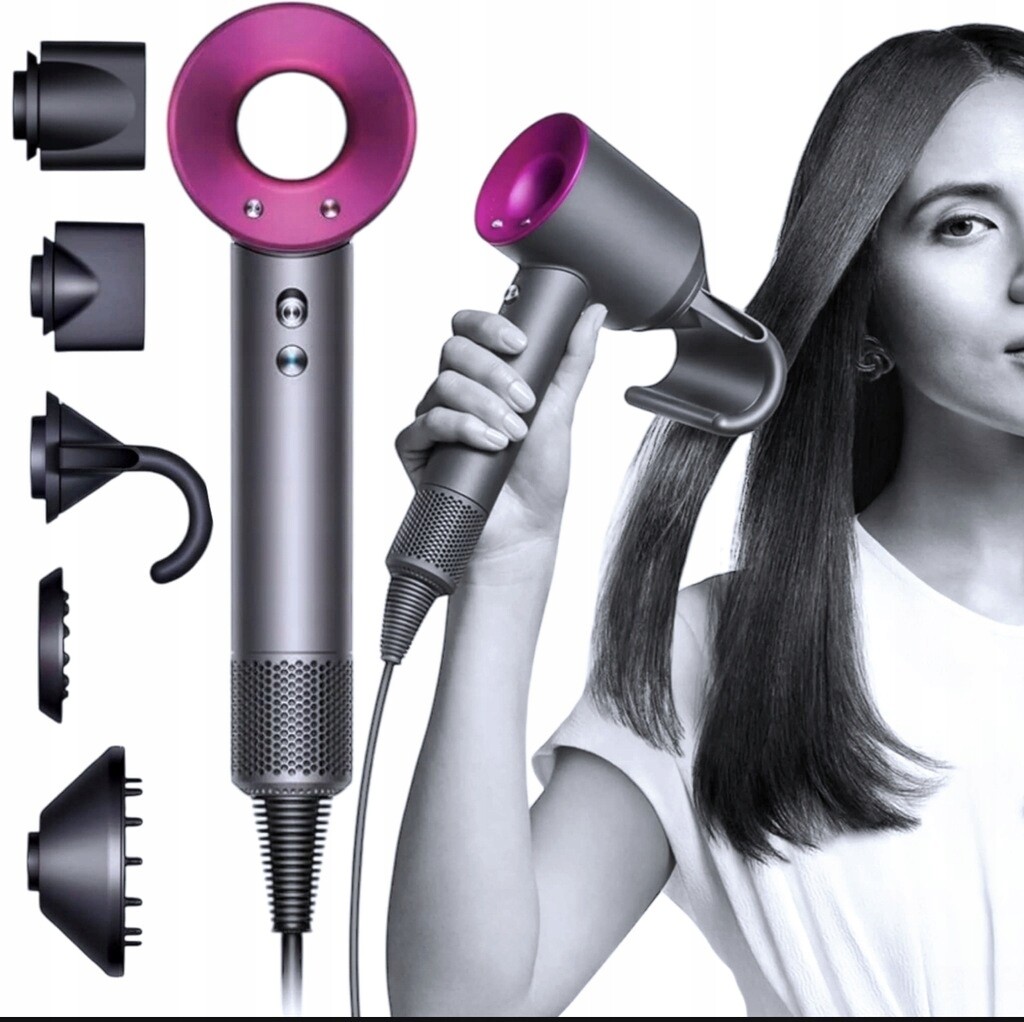 Digitální vysoušeč vlasů Sonic Tunel s ionizací 5 Nástavců