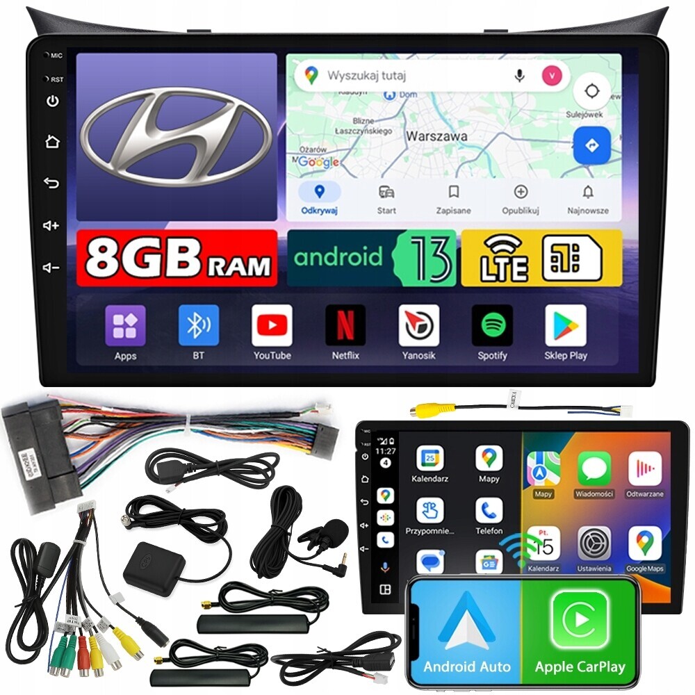 Automobilové Rádio Ncs ZQ9 Hyundai i30 II 2012-2017 Android 8GB Lte