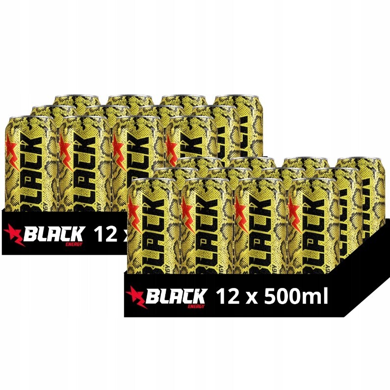 Black Energy Mamba energetický nápoj bez cukru 500 ml x 24 kusů