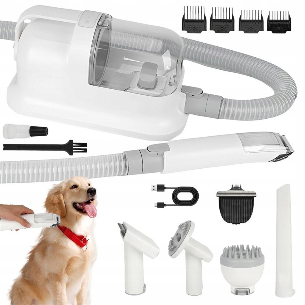 Tichý Vysavač Pro Psy, Kartáč, Zastřihovač Srsti, Sací Výkon
