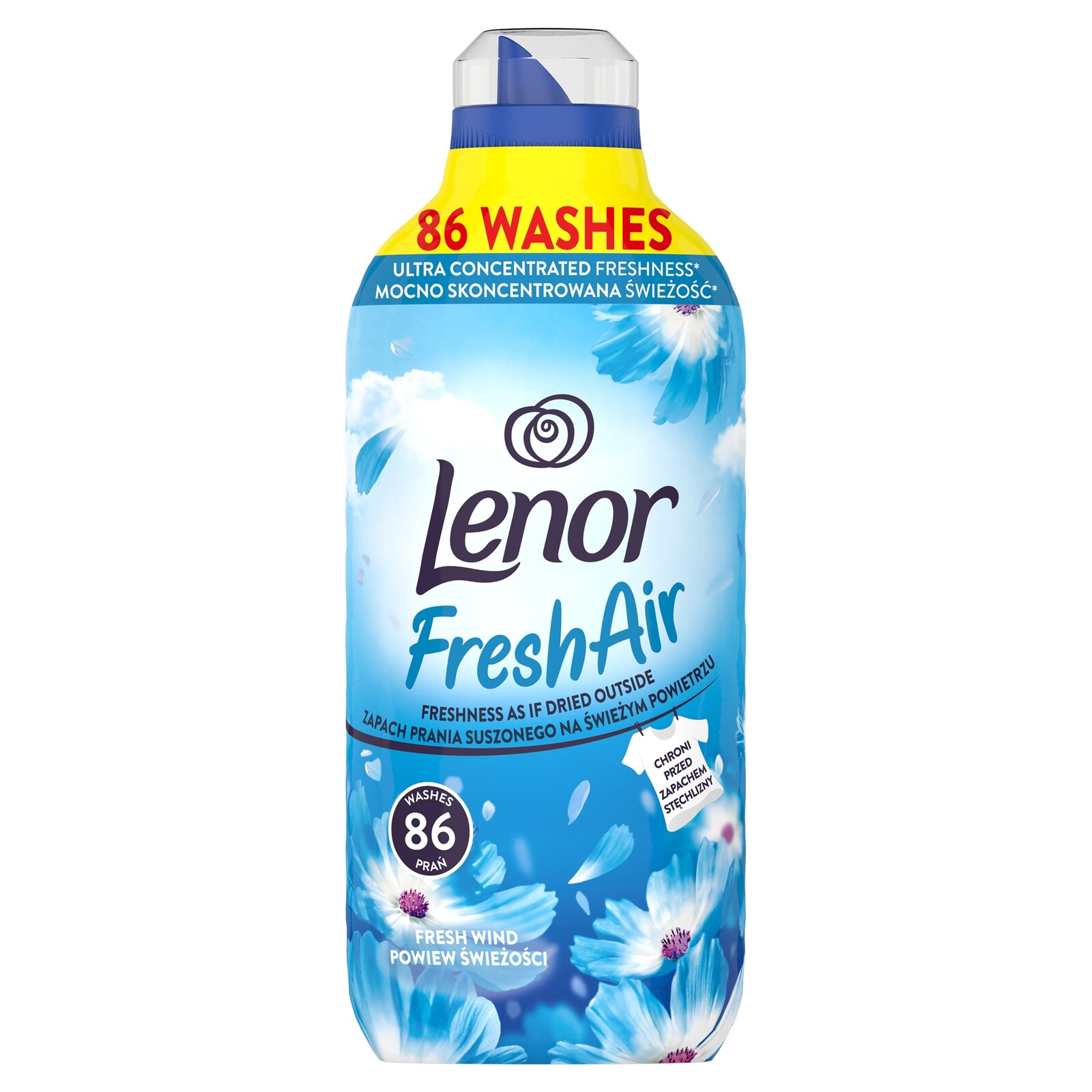 6x Tekutá aviváž Lenor Fresh Air 86 praní, Fresh Air