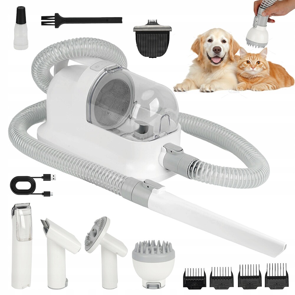 Stříhací Strojek Pro Psy A Kočky, Sada Pro Vysávání Tiché Srsti