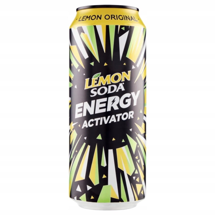 Energetický nápoj Lemon Soda Energy Activator 500 ml x 12