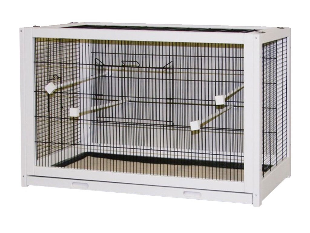 Klec pro ptáky dřevěná, masiv Kerbl 82911 Fips, 100x50x60 cm