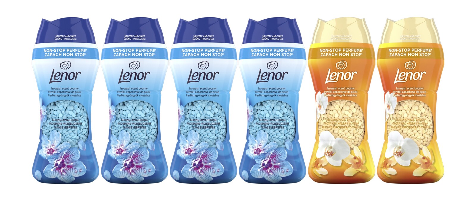 Lenor vonné perličky do praní kolekce Spring Awakening+Gold Orchid&Vanilla