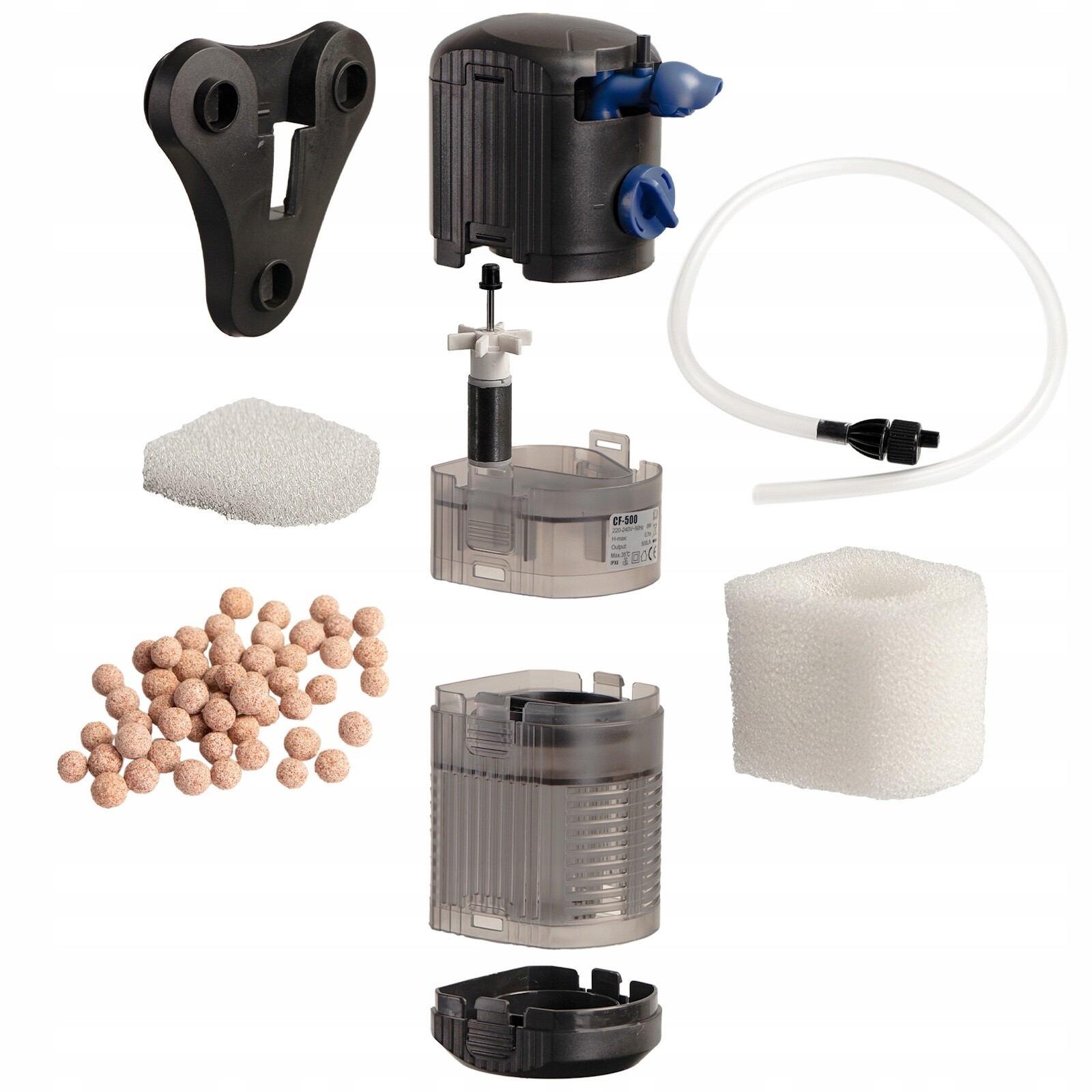 Vnitřní Filtr CF-500 Biologický Chemický Pro Akvárium 50-100 l