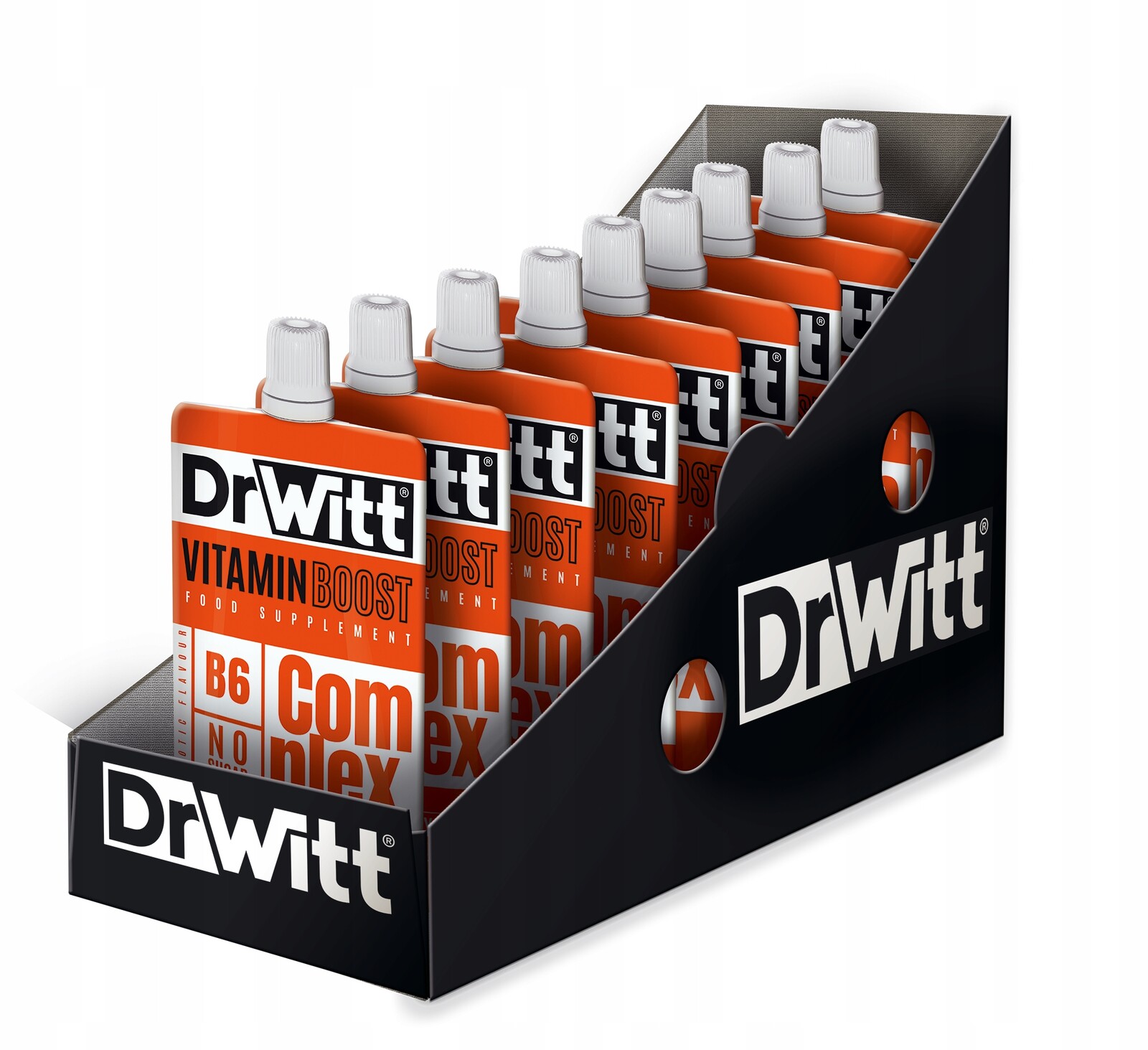 DrWitt Vitamin Boost Doplněk stravy Exotická příchuť 9x 90g