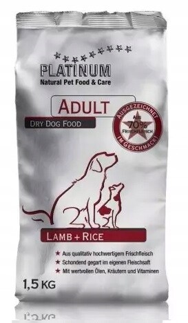 Platinum krmivo suché jehněčí maso 1,5 kg