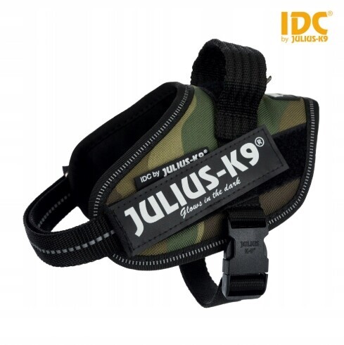 JULIUS-K9 IDC® Power postroj – maskáčový - Velikost  2XS: Obvod hrudníku 33 - 45 cm