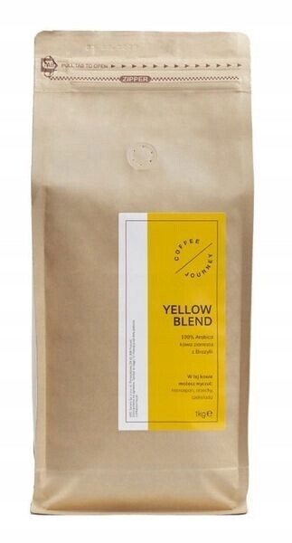 Coffee Journey Káva zrna Yellow Blend 1 kg 1000 g