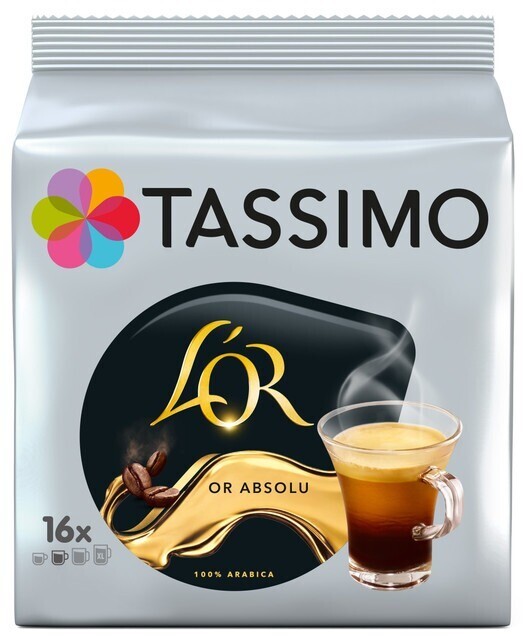 Tassimo kapsle L'or Absolu 16 porcí
