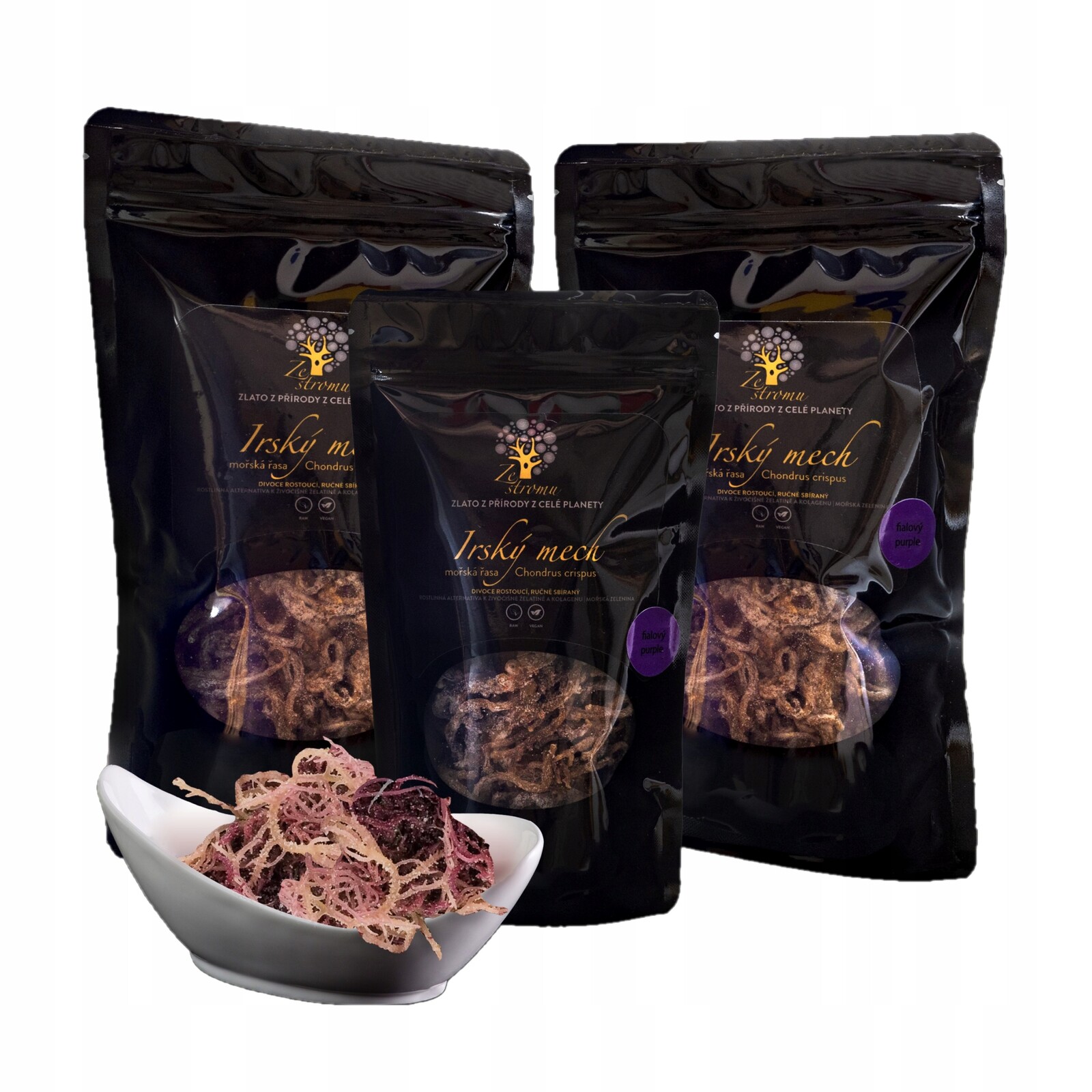 Fialový irský mech Raw Vegan Superfood 250 g