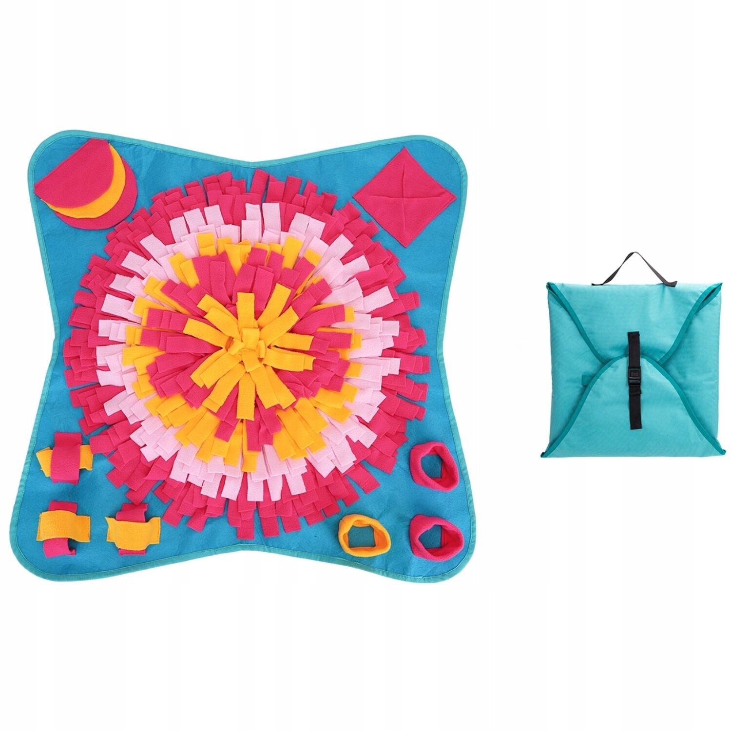 2 x Nobleza čichací podložka pro psa kočku na krmivo 70x70 hračka