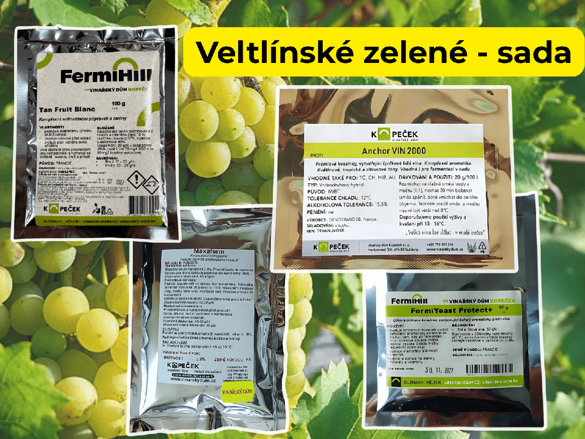 Sada Veltlínské zelené