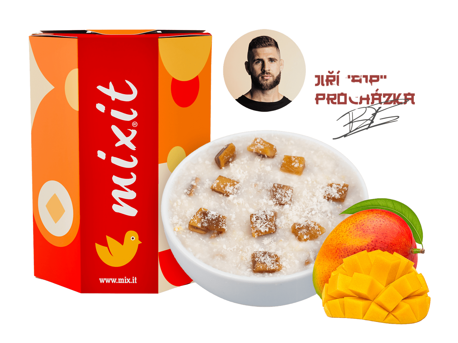 MIXIT Mango Sticky Rice – Rýžová kaše Jirky Procházky 270 g