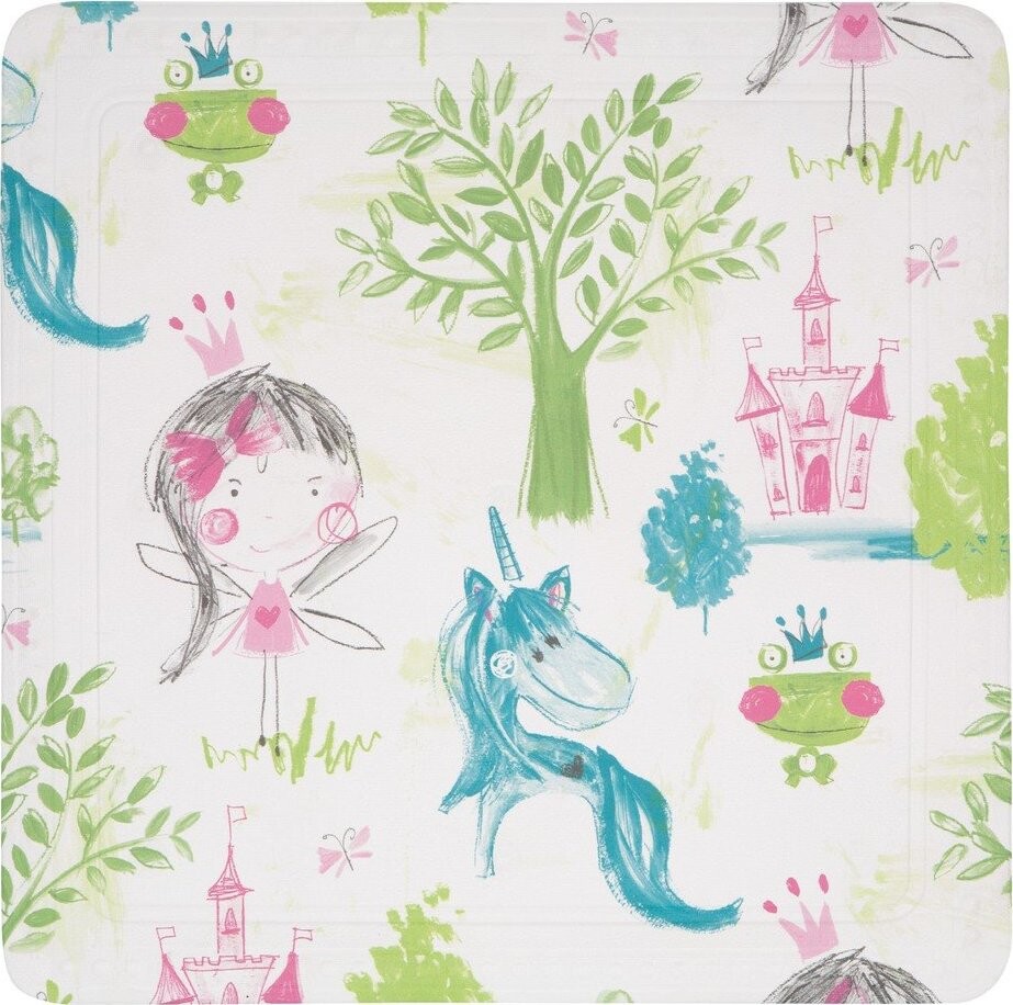 Dětská protiskluzová podložka do sprchy 55x55 cm Fairy Tale – Spirella