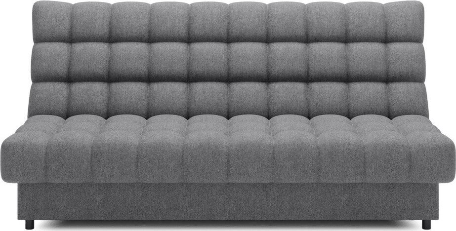 Šedá žinylková rozkládací/s úložným prostorem pohovka 197 cm Clareta – ELTAP