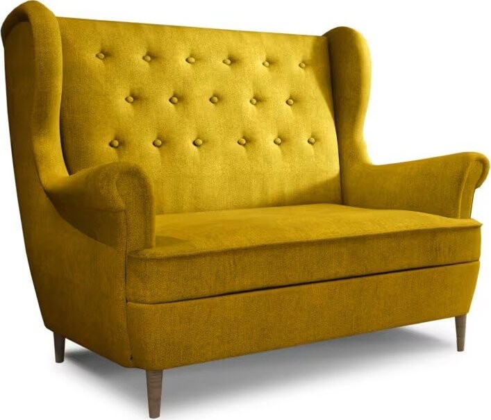 Žlutá pohovka 150 cm Aros – ELTAP