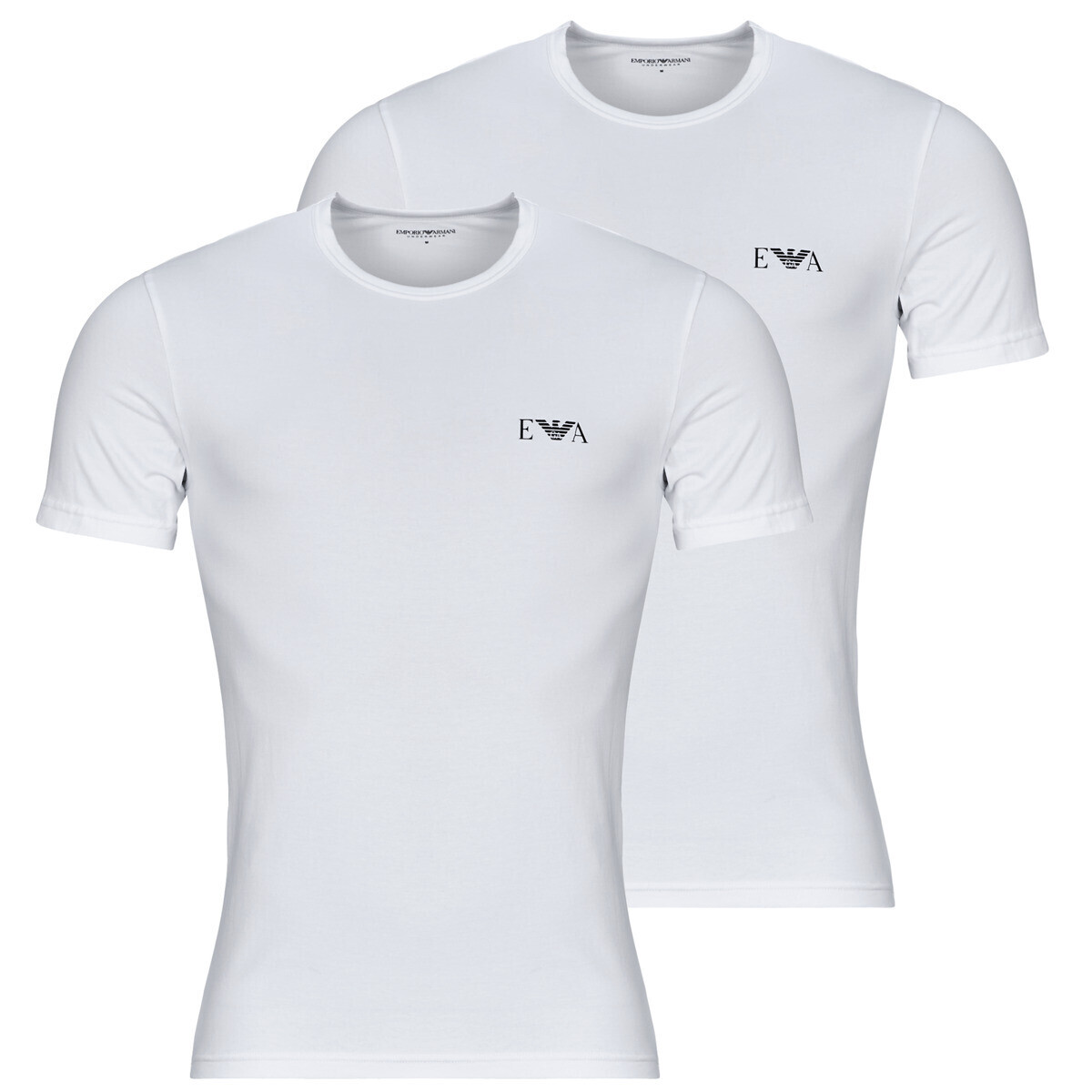 Emporio Armani  2-PACK CREW NECK T-SHIRT AF14131  Bílá