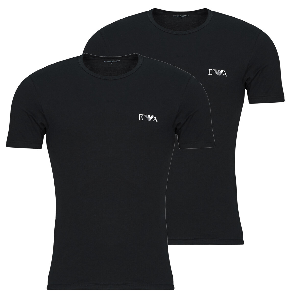 Emporio Armani  2-PACK CREW NECK T-SHIRT AF14131  Černá