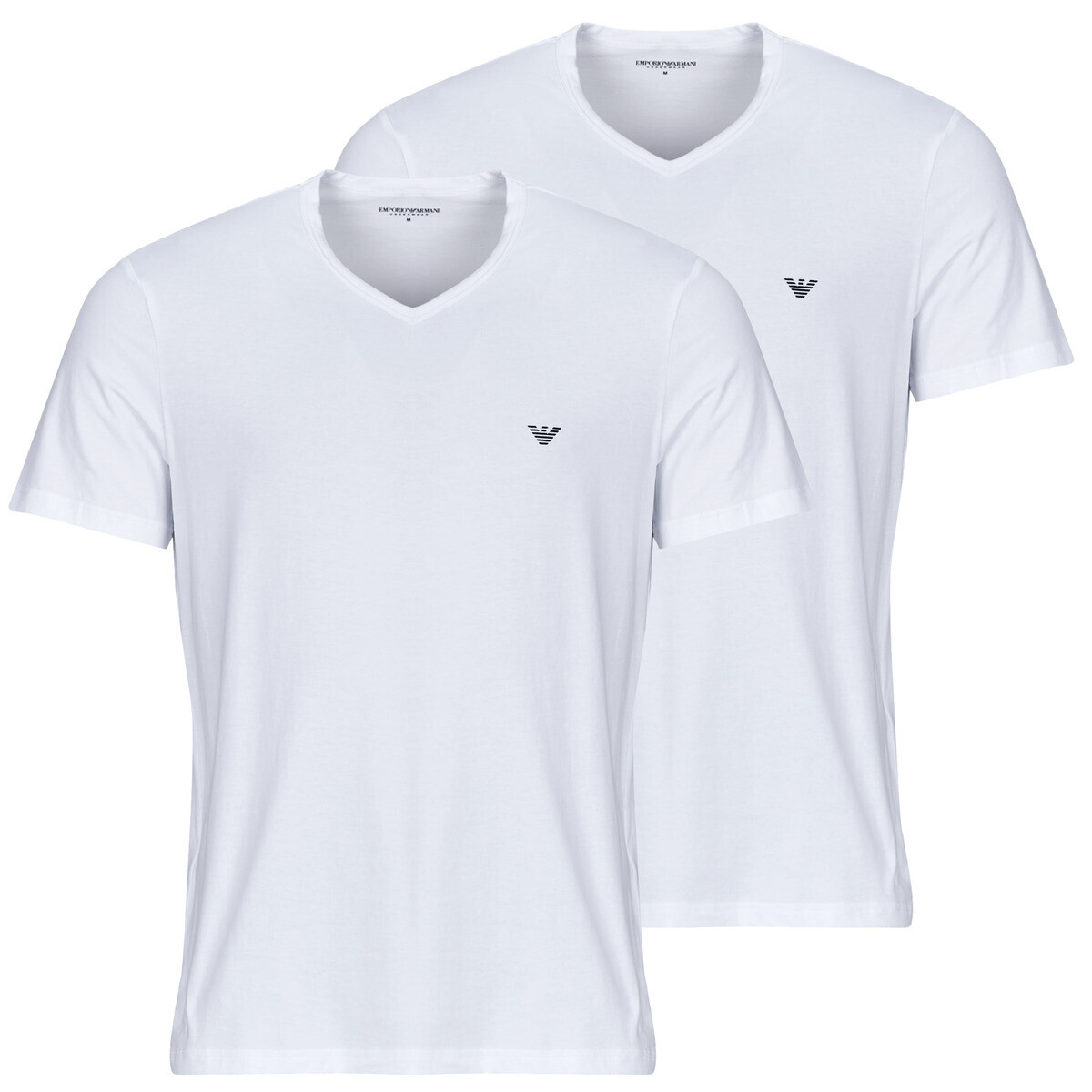 Emporio Armani  2-PACK CREW NECK T-SHIRT AF14132  Bílá