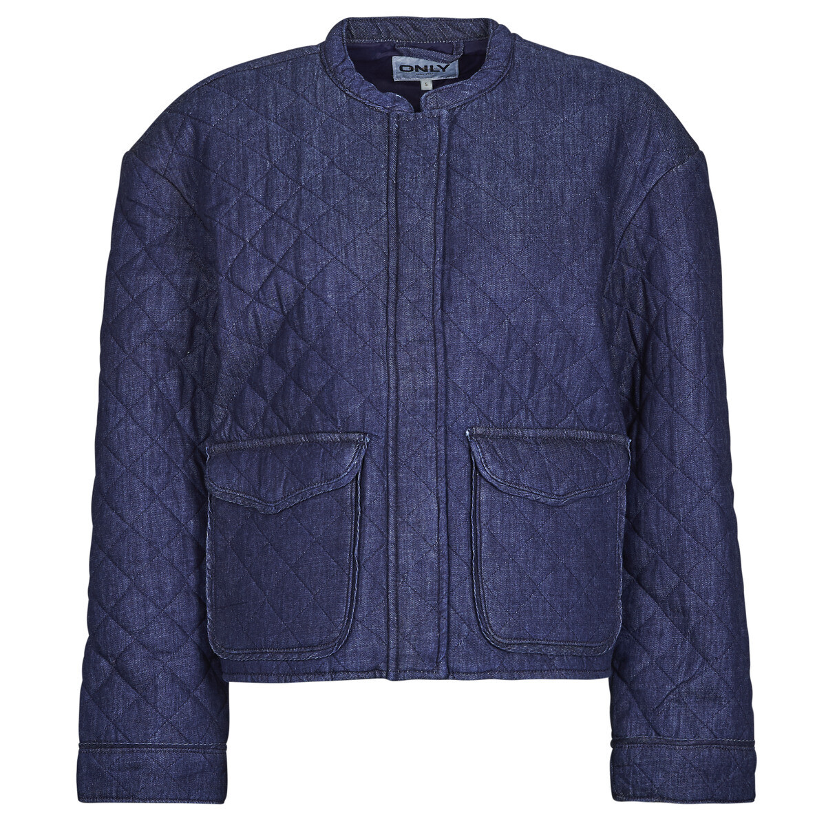 Only  ONLHALLIE QUILTED DNM  Modrá