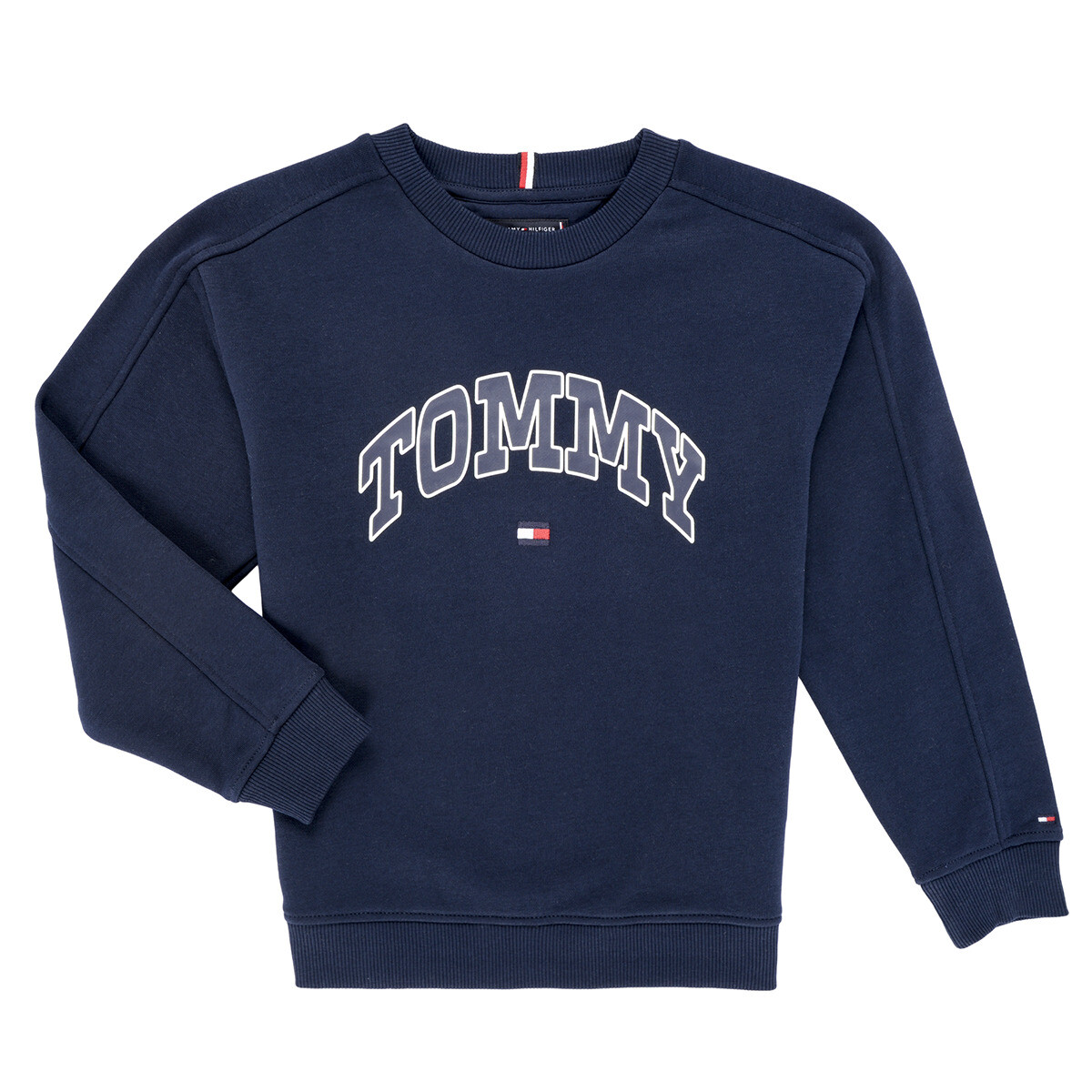 Tommy Hilfiger  VARSITY RAISED PRINT SWEATSHIRT  Tmavě modrá