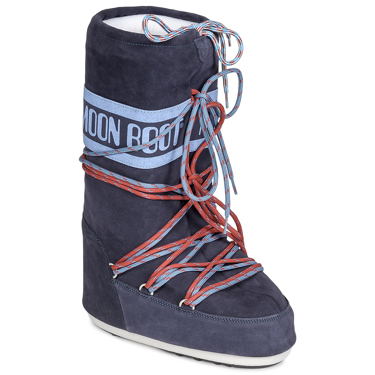 Moon Boot  MB ICON SUEDE LACES  Modrá