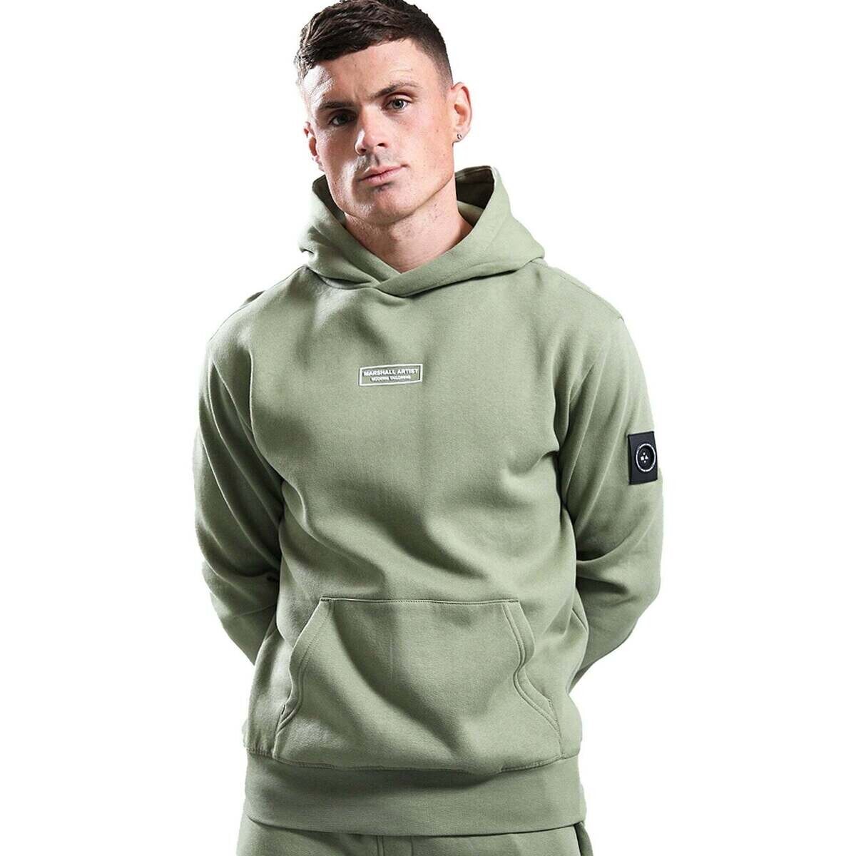 Marshall Artist  Siren OTH Hoodie Clay  Zelená