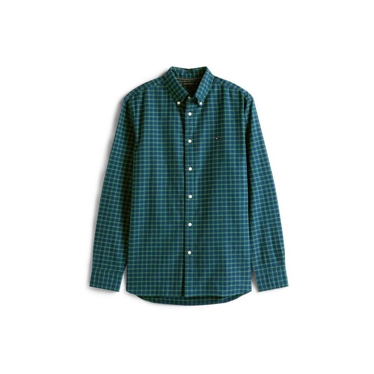 Tommy Hilfiger  HERITAGE OXF SEAS CHECK  Zelená