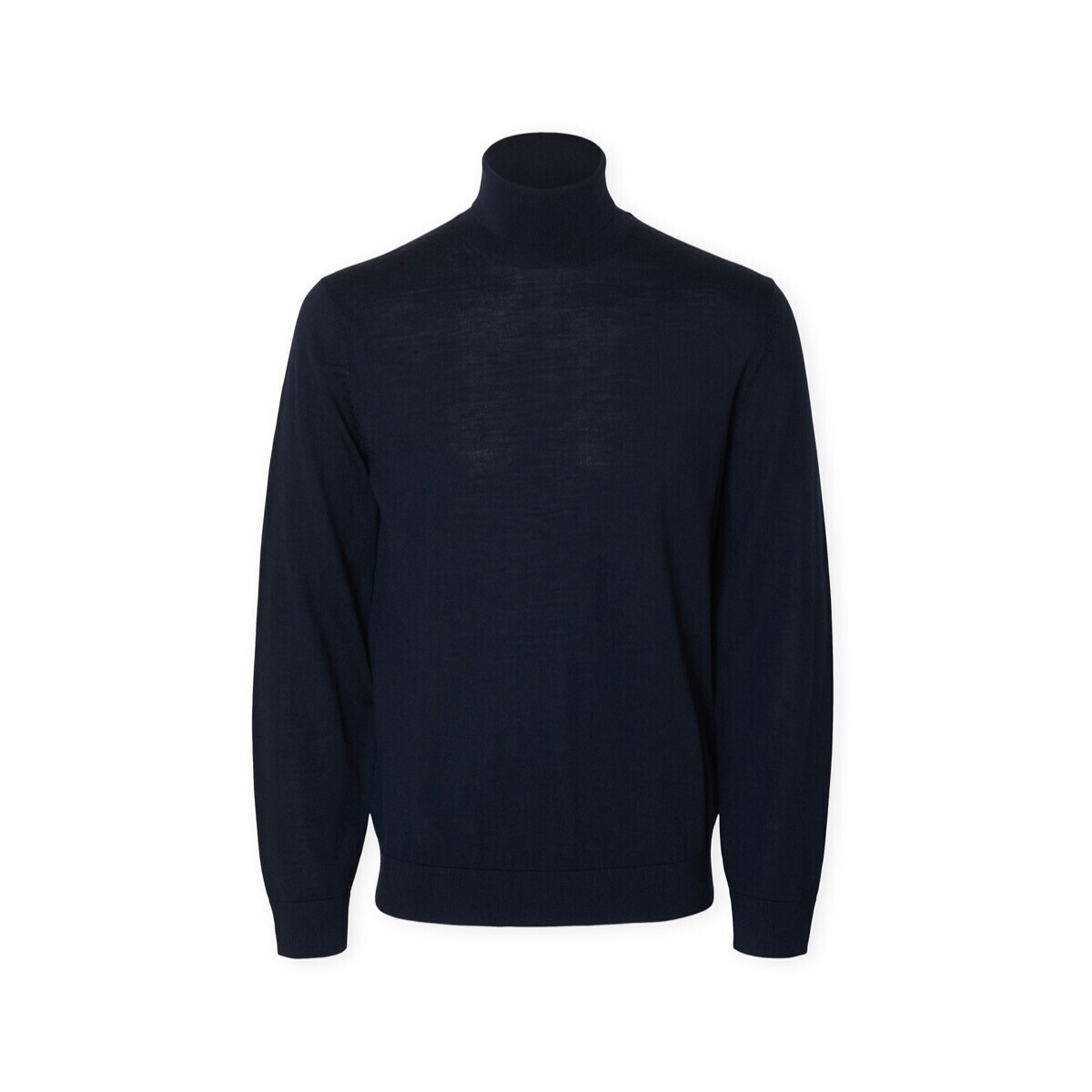 Selected  Noos Tray Roll Neck Knit- Navy Blazer  Modrá